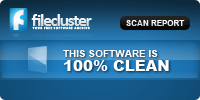 FileCluster 100% Clean Award For WinParrot