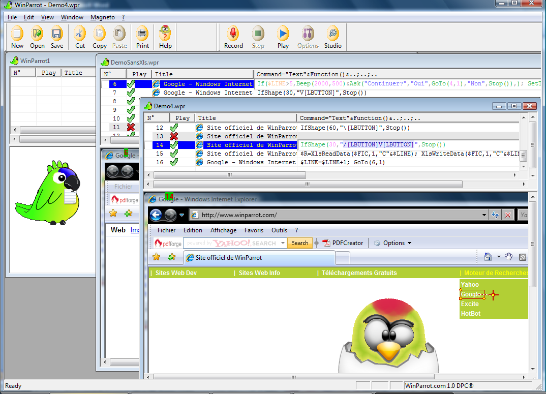 WinParrot screenshot