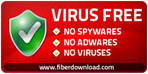 Fiberdownload 100% Clean Award For WinParrot